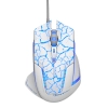 Mysz komputerowa E-BLUE Mazer Pro przewodowa, biało-niebieska, 2500 DPI