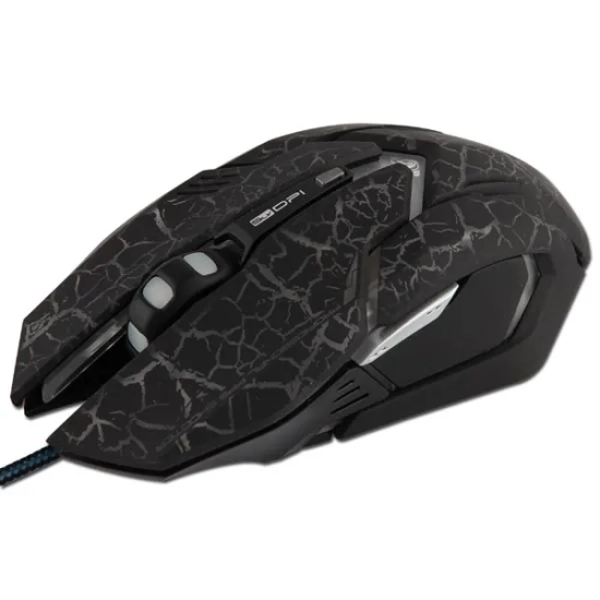Mysz komputerowa E-BLUE Auroza gamingowa przewodowa, czarna, 4000 DPI