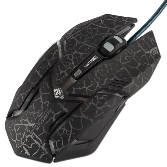 Mysz komputerowa E-BLUE Auroza gamingowa przewodowa, czarna, 4000 DPI