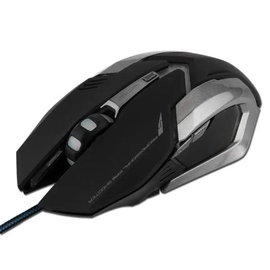 Mysz komputerowa E-BLUE Auroza gamingowa przewodowa, czarna, 4000 DPI