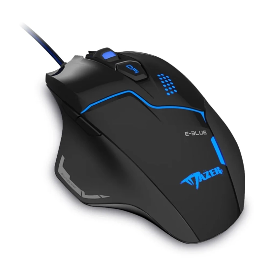 Mysz komputerowa E-BLUE Mazer V2 przewodowa, czarna, 2500 DPI EMS626BKAA-IU
