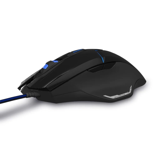 Mysz komputerowa E-BLUE Mazer V2 przewodowa, czarna, 2500 DPI EMS626BKAA-IU