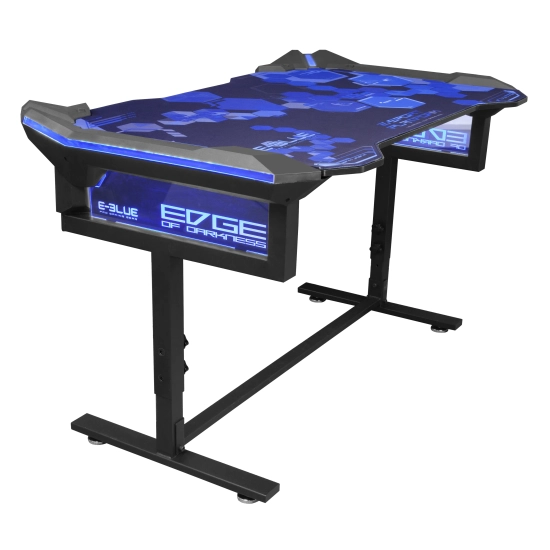 Biurko gamingowe E-BLUE EGT004BK, 135 × 78,5 cm, 72-91,2 cm EGT004BKAA-IA