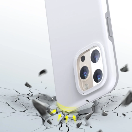 CHOETECH Etui do iPhone 13 Pro MFM Anti-drop case biały