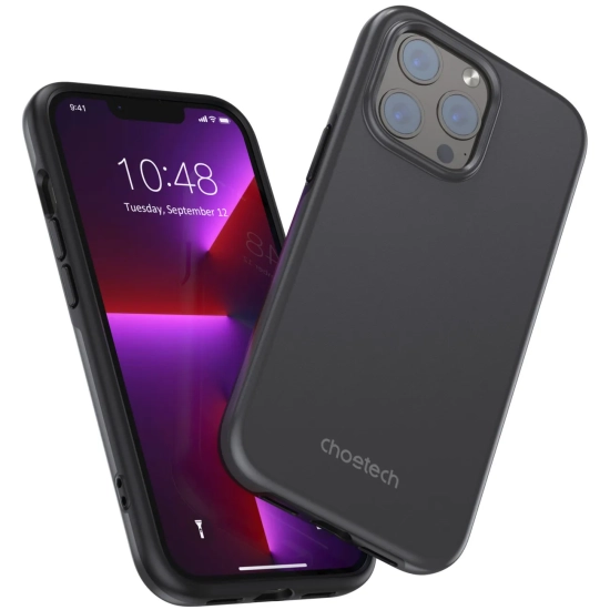CHOETECH Etui do iPhone 13 Pro Max MFM Anti-drop case czarny