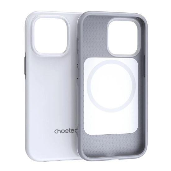 CHOETECH Etui do iPhone 13 Pro Max MFM Anti-drop case biały