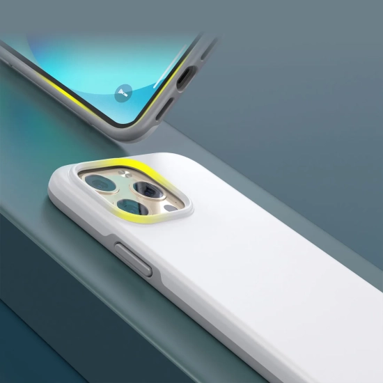CHOETECH Etui do iPhone 13 Pro Max MFM Anti-drop case biały