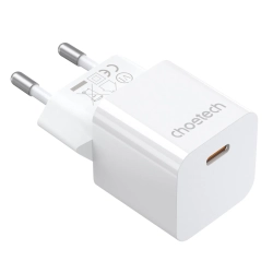 CHOETECH Ładowarka sieciowa 20W USB Typ C biały