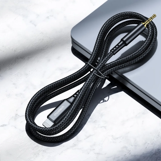 CHOETECH Kabel przewód audio AUX iPhone Lighting - mini jack 3.5mm 2 m
