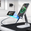 CHOETECH Kabel przewód USB-C z wyświetlaczem PD 60 W 1.2 m - niebieski