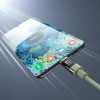 CHOETECH Kabel przewód USB-C z wyświetlaczem PD 60 W 1.2 m - zielony