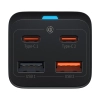 Szybka ładowarka sieciowa GaN3 Pro 2x USB-C / 2x USB 65W PD QC + kabel