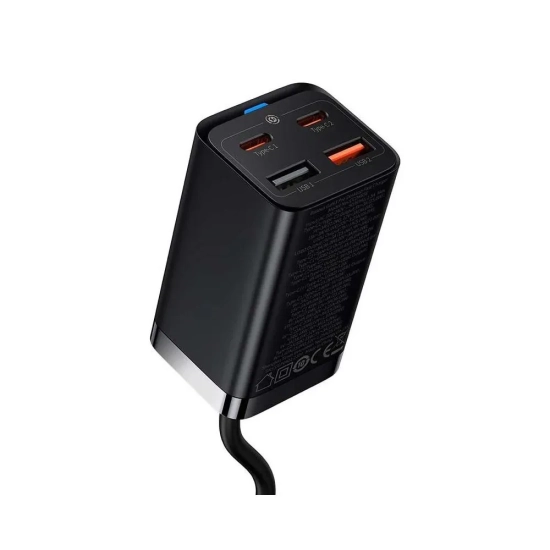 Baseus GaN3 Pro ładowarka sieciowa 65 W 2x USB-C czarna