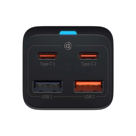 Baseus GaN3 Pro ładowarka sieciowa 65 W 2x USB-C czarna