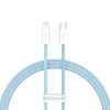 Kabel Baseus Dynamic USB-C – Lightning 20W 1 m niebieski