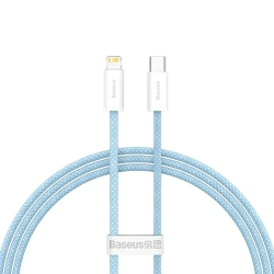 Kabel Baseus Dynamic USB-C – Lightning 20W 1 m niebieski