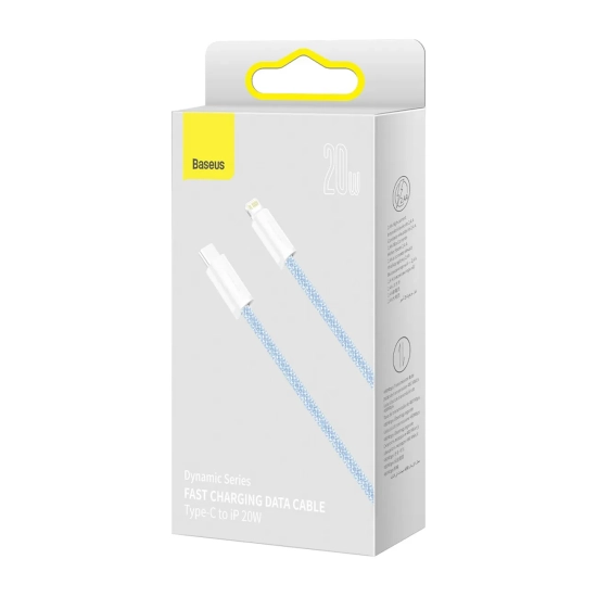 Baseus Dynamic Series USB-C – Lightning 20 W 1 m niebieski