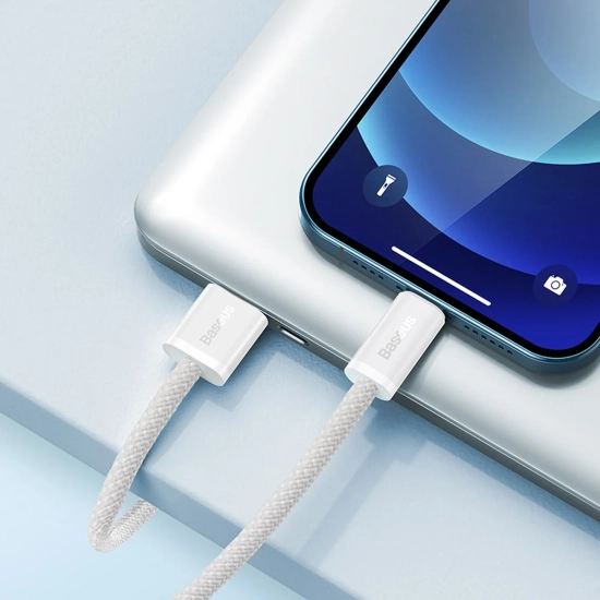 Baseus Kabel Dynamic USB-A–Lightning 2 m biały