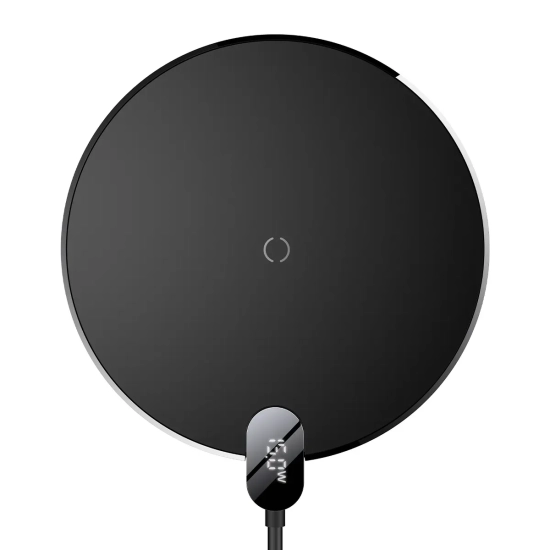 Ładowarka indukcyjna Digital LED Display Gen 2 15W USB-C - czarna