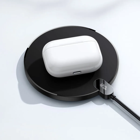 Ładowarka indukcyjna Digital LED Display Gen 2 15W USB-C - czarna