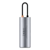 Hub USB-C Baseus Metal Gleam 7w1 HDMI PD SD/TF szary