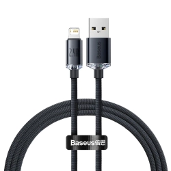 Główne zdjęcie produktu: Kabel Baseus Crystal Shine CAJY000001 USB-A–Lightning 1,2 m.