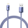 Kabel Baseus Crystal Shine USB-A–Lightning 1,2 m fioletowy – produkt w dokładnym wariancie wskazanym kodem CAJY000005, z