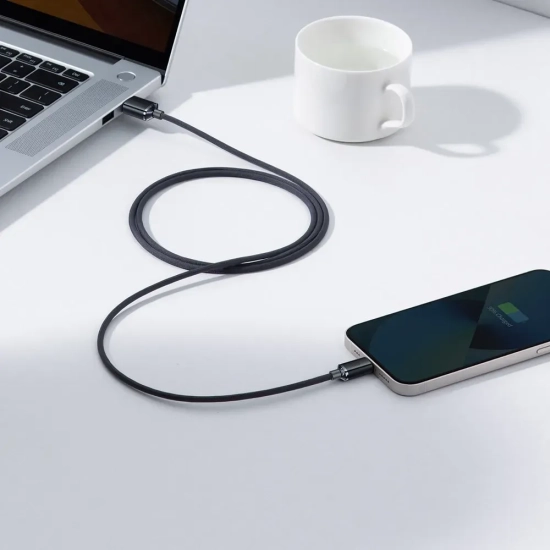 Kabel Baseus Crystal Shine USB-A–Lightning 2,4A 2 m czarny