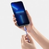 Baseus Kabel Crystal Shine USB-C–Lightning 20 W 1,2 m fioletowy