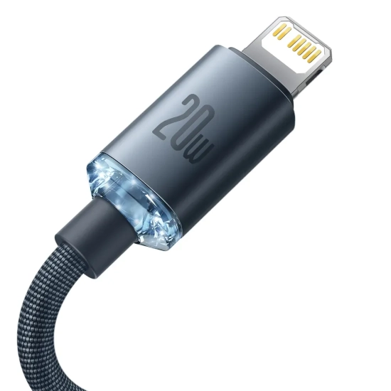 Baseus Crystal Shine USB-C do Lightning 20 W 2 m
