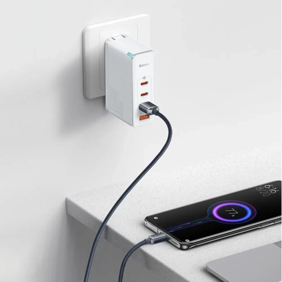 Baseus Crystal Shine USB-A do USB-C kabel 100 W 1,2 m