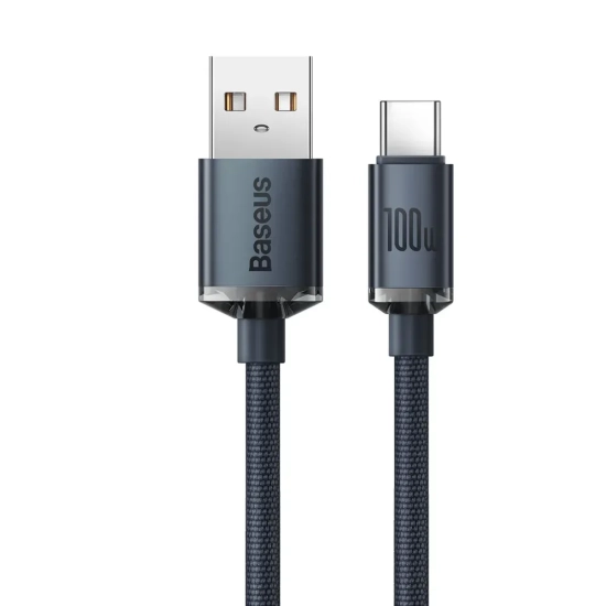 Baseus Crystal Shine USB-A do USB-C kabel 100 W 1,2 m
