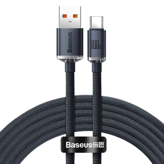 Główne zdjęcie produktu: Kabel Baseus Crystal Shine CAJY000401 USB-A–USB-C 1,2 m 100 W.