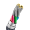 Baseus Kabel Crystal Shine USB-C–USB-C 100 W 2 m czarny