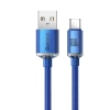 Baseus USB-A do USB-C kabel niebieski 2 m
