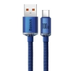 Baseus Crystal Shine CAJY000503 USB-A – USB-C 100 W 2,0 m niebieski