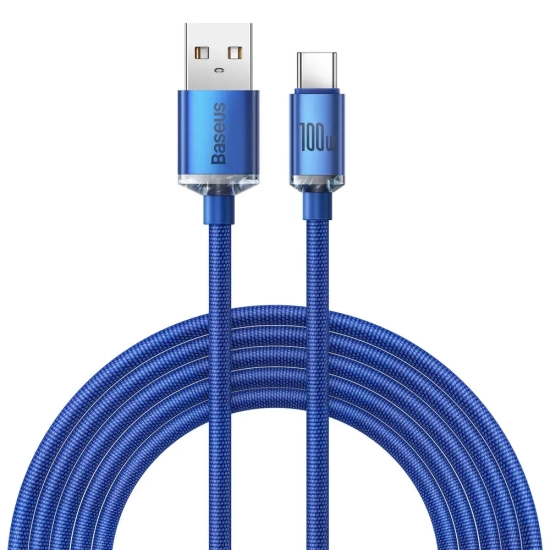 Baseus USB-A do USB-C kabel niebieski 2 m