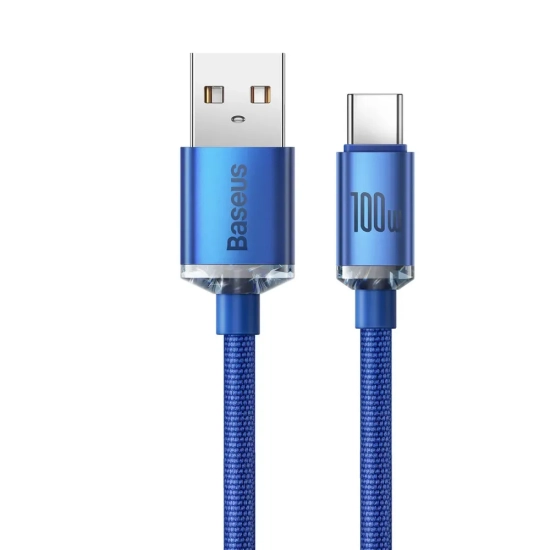 Baseus USB-A do USB-C kabel niebieski 2 m