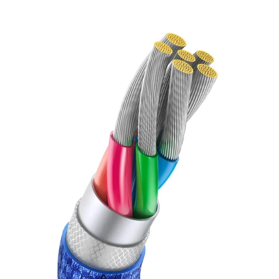 Baseus USB-A do USB-C kabel niebieski 2 m