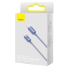 Kabel Baseus Crystal Shine USB-C–USB-C 100W 1,2 m fioletowy