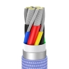 Baseus Kabel Crystal Shine USB-C–USB-C 100 W 2 m fioletowy