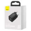 Baseus ładowarka sieciowa 25 W USB-C czarna