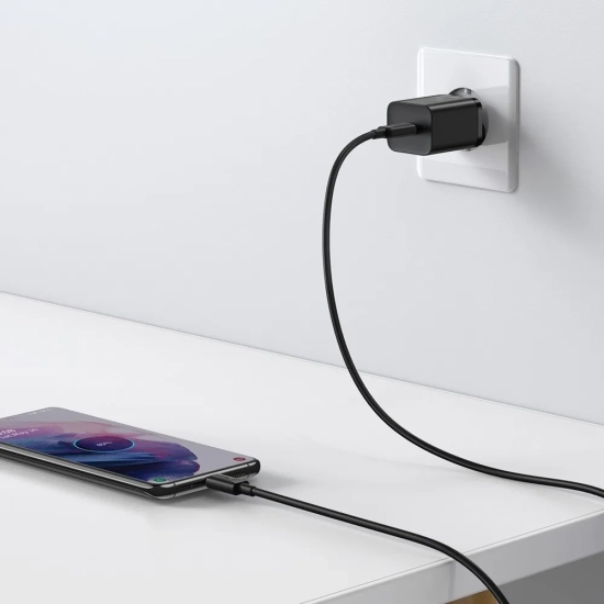Baseus ładowarka sieciowa 25 W USB-C czarna