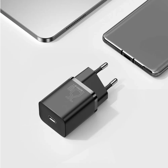 Baseus ładowarka sieciowa 25 W USB-C czarna