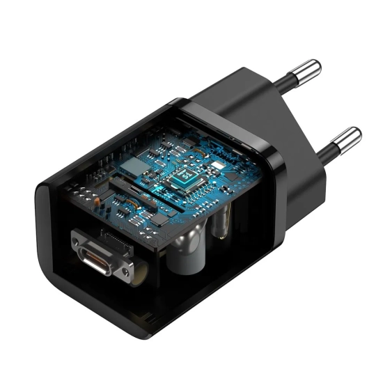 Baseus ładowarka sieciowa 25 W USB-C czarna