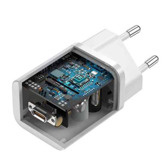 Baseus Super Si ładowarka sieciowa 25 W USB-C biała