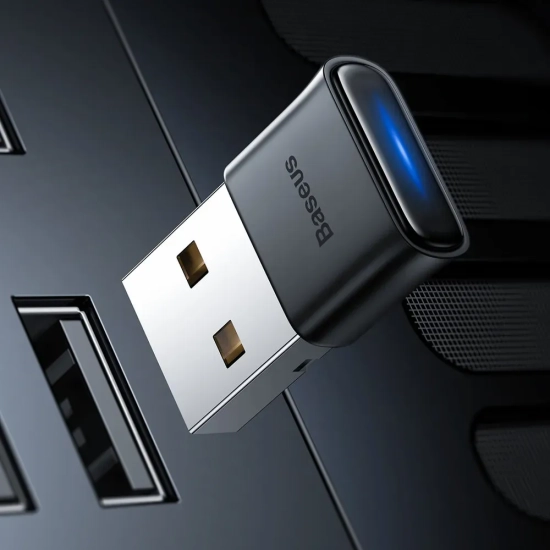 Adapter Bluetooth Baseus BA04 USB-A 5.0 czarny