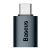 Adapter Baseus Ingenuity USB-C do USB-A 10 Gb/s niebieski
