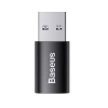 Adapter Baseus Ingenuity USB-A do USB-C 10 Gb/s czarny