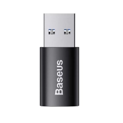 Adapter Baseus Ingenuity USB-A do USB-C 10 Gb/s czarny